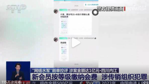 网络水军团伙也有等级制度？警方抓获一网络水军团伙涉案1亿元