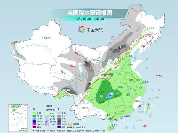 降温超16℃ 今冬首场寒潮携暴雪来袭！将影响超25省份 大范围雨雪登场