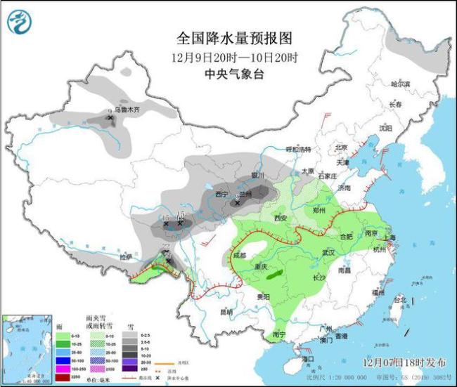 强降雪大范围将开启 南方连续阴雨后转晴冷 新一轮寒潮来袭