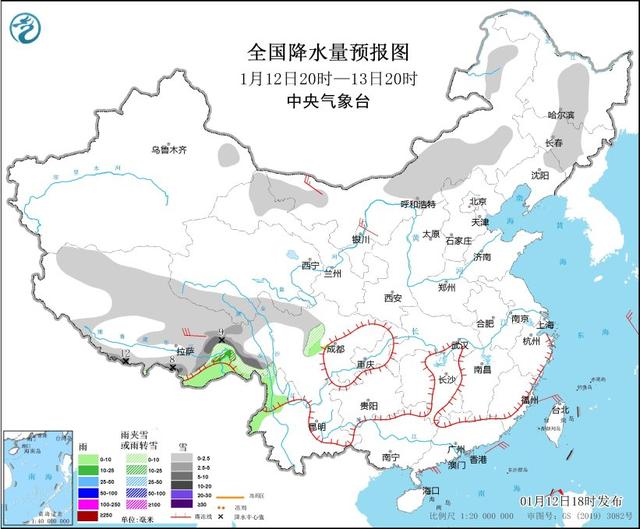 中央气象台：较强冷空气将影响中东部地区 西藏东部等地有降雪